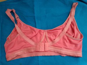 Coral Thick Strap Bra