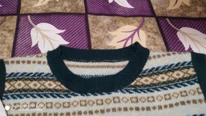 Shirt With Woolen Sweatshirt