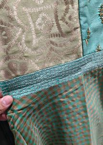 Elegant Sea Green Ethnic Gown
