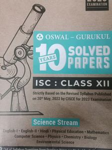 Isc Class 12thsolved Papers