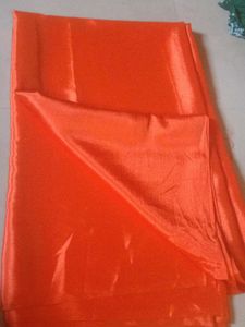 Orange Satin Fabric