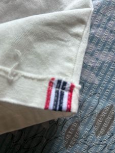 White Strechable Shorts For Girls