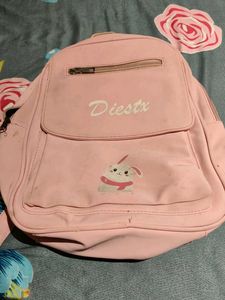 Pink Backpack with Bunny