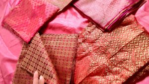 Blouse Fabric One Metre  Set Of 5