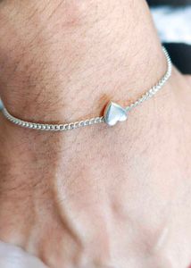 Silver Minimal Love Bracelet