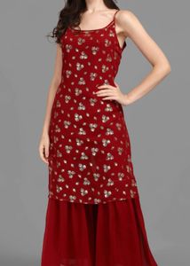 Maroon Kurta Set (Fixed Price)