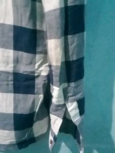 Checked Hoodie T-Shirt