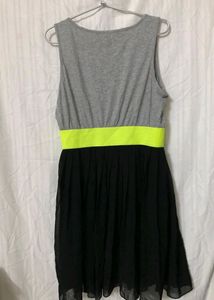 Black &amp; Grey Mini Dress