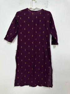 Elegant Purple Printed Kurti