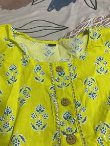 Short Printed Kurta