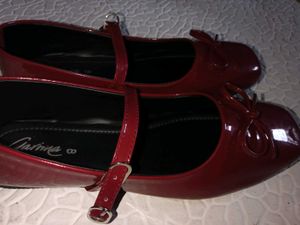Red Patent Leather Ballet Flats