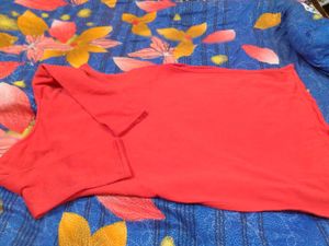 Red Woollen Kurta