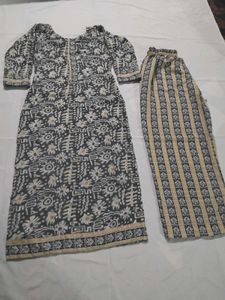 Printed Kurti Pant Set