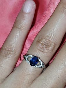 Silver Oval Ring