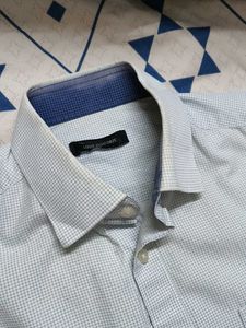 Louis Quatorze Men Checks Haf Sleeve Shirt