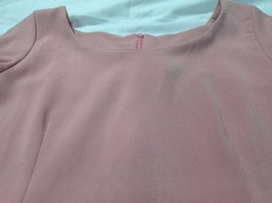 Chic Pink Midi Dress