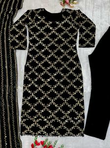 Party Wear Or Eid Spcl Black Suit No Offer Plz