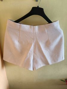 White Corduroy Shorts
