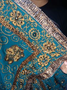 Green Heavy Saree