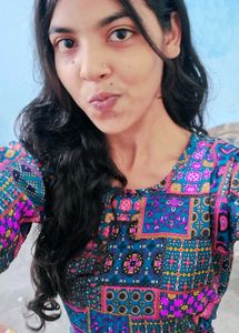 multicolor  frock suit with matching pant