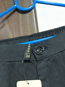 High Rice Plated Black Trouser By FITHUB