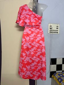 Pintrest Pink One Shoulder Piece