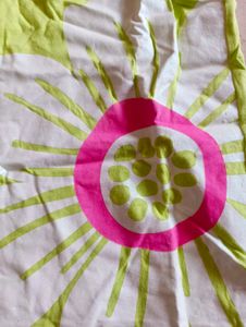 Cute Green Floral Kids Top