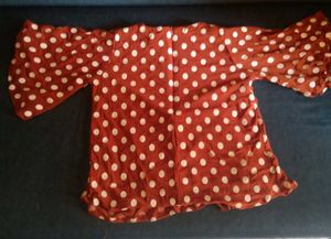 Chic Polka Dot Peplum Top