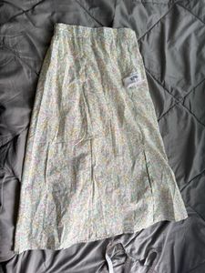 Floral Print Skirt