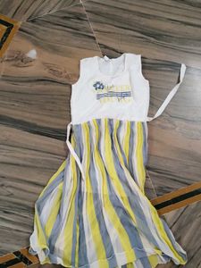 Striped Sundress - Size Unknown