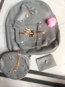 Cute Backpack (Set Of 3)- Available in 3 Colors