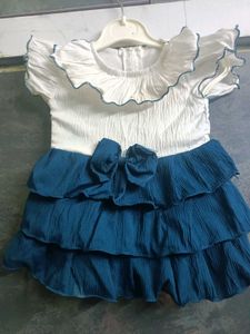 Cute Blue &amp; White Dress