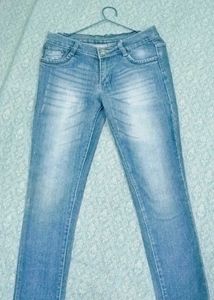 Stylish Light Wash Denim Jeans