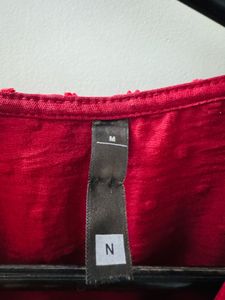 Red Casual Dress-Medium