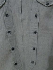 cotton Button Detail Skirt