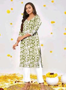 Floral Print Kurta Set