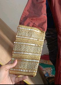 Ethnic long Gown with heavy dupatta