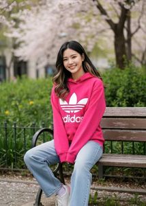 Adidas Pink Hoodie