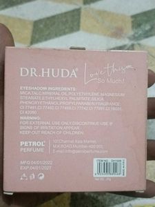 dr.huda love thug so much makeup palette