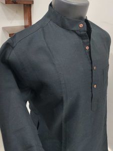 Black Kurta - Classic Style