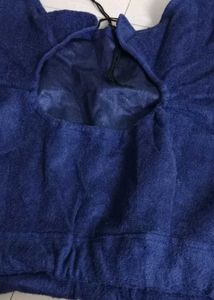Elegant Semi-Velvet Blouse &amp; Skirt Set