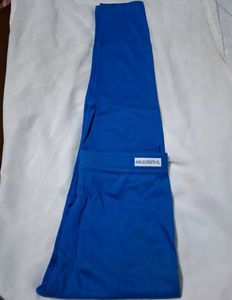 Blue Ankle Length Leggings
