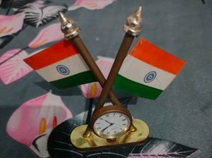 Vintage India Flag Clock Combo..Buy 1 Get One free
