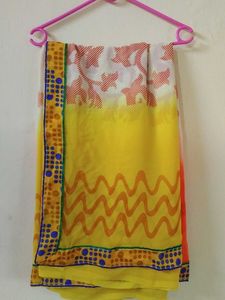 Multicolored Poonam Saree