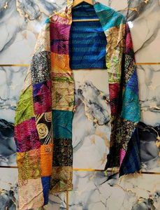 brand new Patchwork Kantha Throw/Scarf
