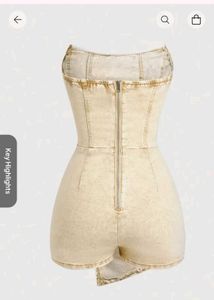 Acid Wash Denim Mini Dress