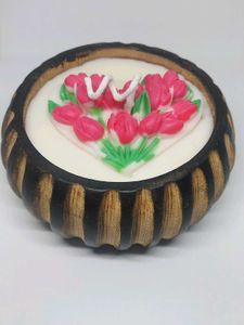 Tulip Heart Showpiece