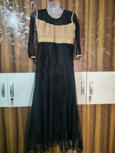 Elegant Black Ethnic Gown