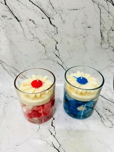 Beautiful Glass Jar Candles 100% Soy Wax