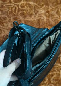 Black Quilted Chain Bag